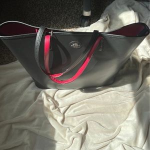 Coach black tote